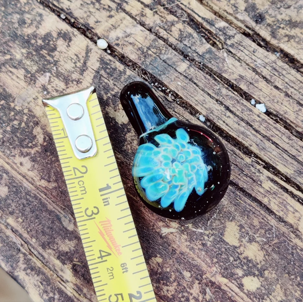 Unusual vintage hand blown art glass pendant - Picture 9 of 12